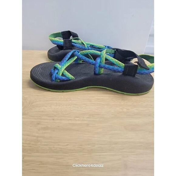 Chaco ZX2 Yampa Fresh Sandals Women’s Size 9 Hiking Blue Green Vibram Soles - Picture 2 of 5